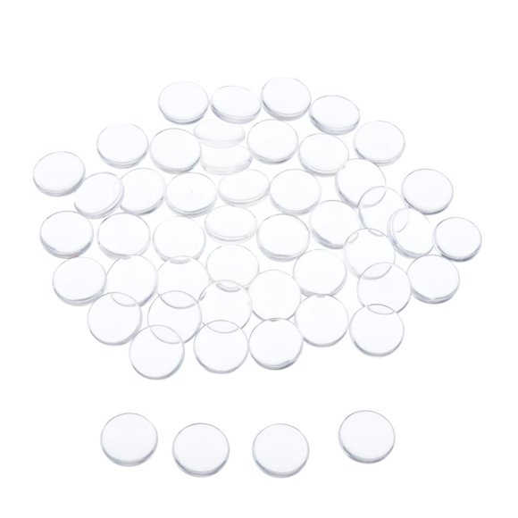 Paquete de 50 herramientas de de de uñas de 3D transparente de doble Redondo Colcomx Tabla de visualización del color del arte de uñas