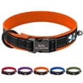 thumbnail image 5 of Pet Artist Soft Padded Personalized Dog Collar Reflective Nylon Heavy Duty Buckle Custom Name for Pets, 5 of 12