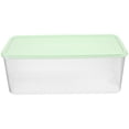 thumbnail image 1 of Transparent Crisper Simple Fruit Vegetables Storage Crisper for Home Store Restaurant (Large Size With Drainer Piece), 1 of 9