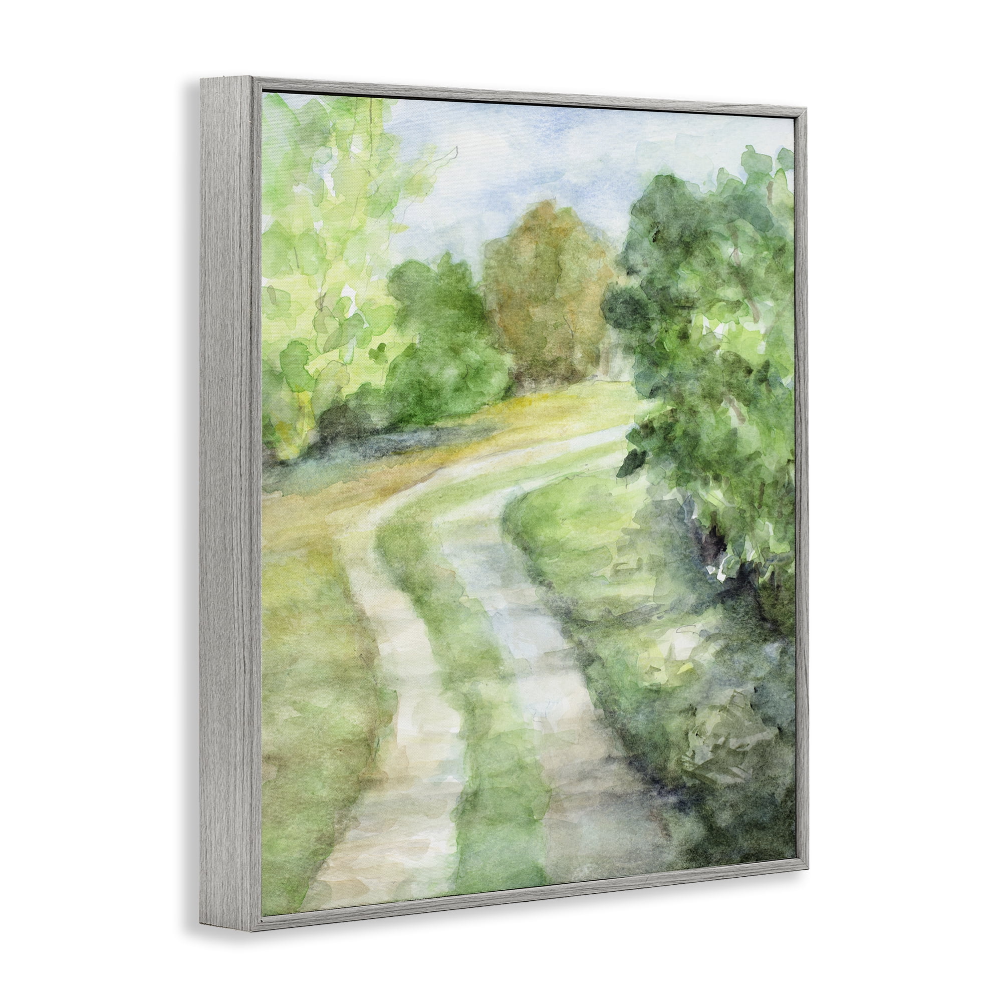 Stupell Industries Around The Bend Gray Framed Giclee Art, design by Lanie Loreth