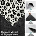 thumbnail image 3 of Black and White Leopard Pattern Kitchen Rugs Sets Of 3,Kitchen Runner Rugs Non Skid Washable,Decorative Kitchen Floor Mats for Kitchen,Sink,Laundry,17"x30"+ 17"x47" + 17"x59", 3 of 6