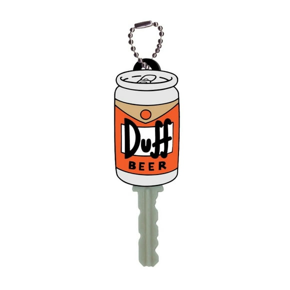 The Simpsons Soft Touch PVC Key Holder: "Duff Beer"