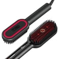 thumbnail image 2 of TYMO Hair Straightener Brush - Upgraded Ionic Plus Straightening Brush with Dense Bristles, 16 Temps, Dual Voltage | Heat Brush Straightener for Women | Flat Iron Comb for Thick Curly Hair, 2 of 4