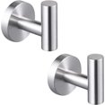 thumbnail image 1 of Bathroom Towel Hook,Screw in Metal Coat Hook Matte Black Robe Hook Stainless Steel Hanger Towel Robe Clothes Closet, 1 of 7