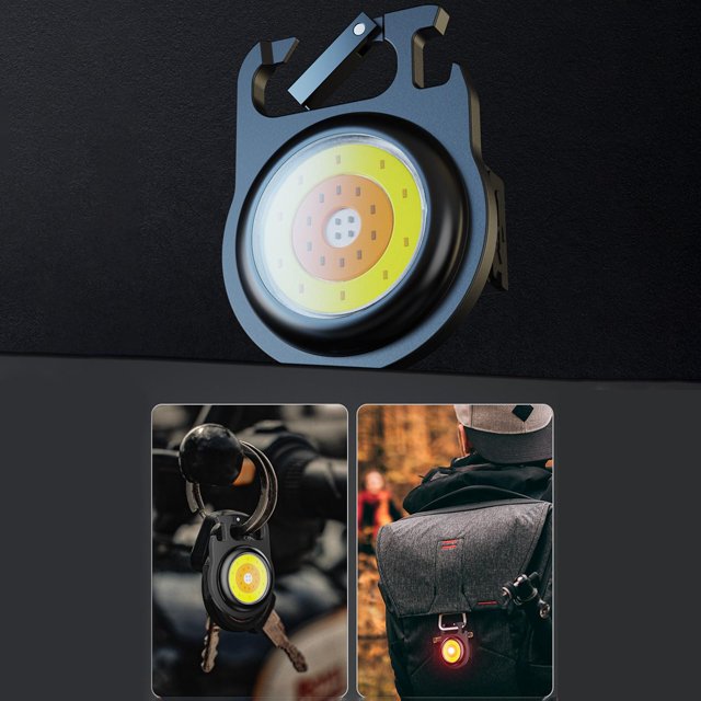 Llavero Antorcha Linterna LED Recargable Para Actividades Al Aire Libre Lectura Soledad Linternas pequeñas COB