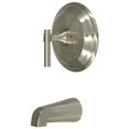 thumbnail image 1 of Kingston Brass KB2638MLTO Milano Baignoire Seulement, Nickel Brossé, 1 of 1