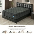 thumbnail image 4 of Slecofom Extra Firm Queen Mattress , 14 Inch Queen Size Mattress,Memory Foam Hybrid with Extra Lumbar Support, Back Pain Relief&Cool Sleep, Firm Foam Encased Edge,Motion Isolation,Fiberglass-Free, 4 of 7