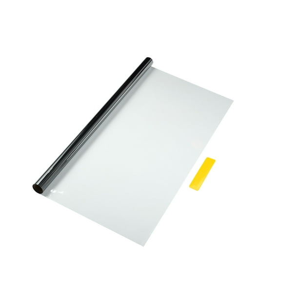 Unique Bargains Carbon 2 PLY Car Window Tint Film VLT 70% IRR 18% UVR 43% Gray 6.56ft x 11.8in Privacy Film 2mil PET 1 Pcs