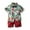 Red, variant on Uxgjfwu Boys Dress Suits Bow Short Sleeve Tops With Shorts Solid Color Shorts Kids Summer Clothing Set Outfits