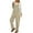 Beige, variant on Women's Corduroy Jumpsuit Spring Summer Casual Bib Overalls with Pockets Stretchy Relaxed Loose Fit Fashion Romper, Beige S