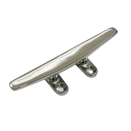 6" Boat Cleat Marine Trimline Dock Cleats 316 Stainless Steel Flat Top