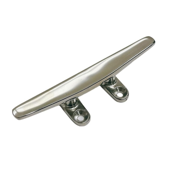 6" Boat Cleat Marine Trimline Dock Cleats 316 Stainless Steel Flat Top