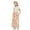 Style 2, variant on Girl's Short Sleeve Dress Patchwork Floral Print Loose Casual Long Maxi Dress with Pockets for 4-14 Years Kids