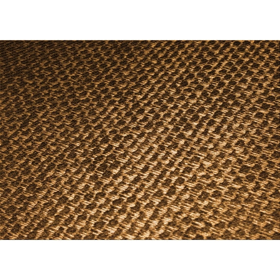 Ahgly Company Indoor Rectangle Patterned Papaya Orange Area Rugs, 7' x 10'
