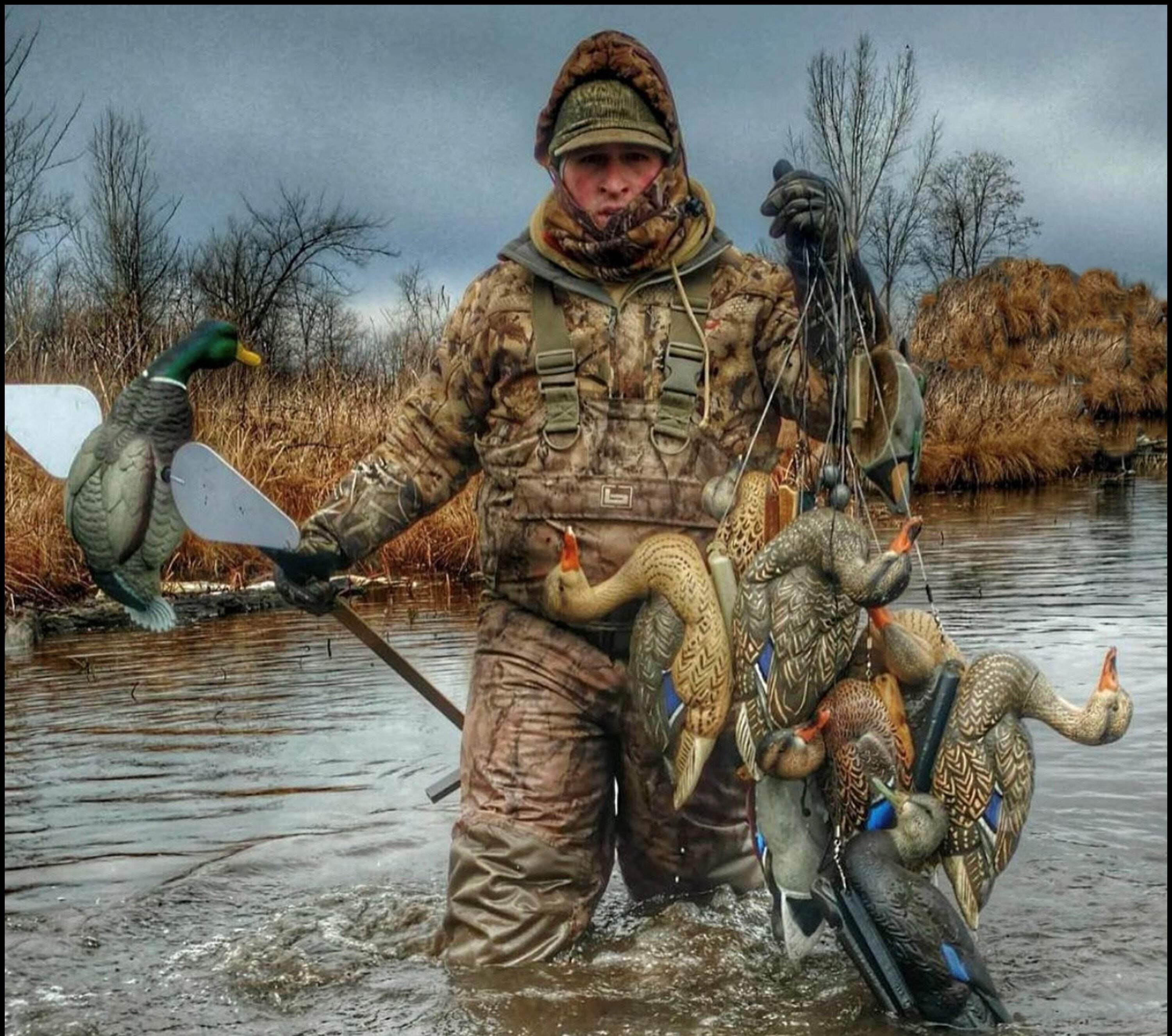Glacier Outdoor Decoy Glove Unisex Waterproof Elbow Length Neoprene Hunting Glove Realtree MAX-7 L
