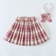 thumbnail image 1 of Odeerbi Niñas Falda Plisada Con Corbata Rayada Falda Uniforme Escolar, 1 of 4