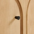 thumbnail image 6 of Appia 3-Door Arched Door Sideboard Storage Cabinet in Oak, 6 of 9