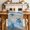 Blue, Brown, variant on Blue Coastal Turtle Table Runner 72 Inches, Sea Nautical Summer Beach Ocean Bed Runner Dresser Scarves Tabletop for Indoor Outdoor Parties/Ceremony/Banquet, 13" x 72"