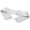 Silver, variant on Mightlink Womens Cool Punk Sparkling Sequins Elastic Stretch Wide Waistband Waist Belt
