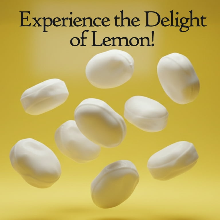 Ceres Gourmet Lemon Soft Candy Bulk – 2.2 lbs, Individually