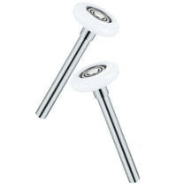 BESTOYARD 2Pcs Nylon Garage Door Rollers with Stem Front Rear Sealing Covers Dust Resistant