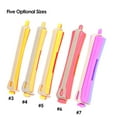 thumbnail image 3 of 12 Pieces Salon Cold Wave Rods Hair Roller With Rubber Band Curling Curler Perms Hairdressing, 3 of 8