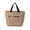 A001- Beige, variant on Insulated Aluminum Foil Thickened Lunch Tote Bag Gray 1 Pack Portable Reusable Handheld Cooler Bag For Work Picnic Travel