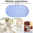 thumbnail image 3 of Matista de piso sin deslizamiento de baño PVC espesado Pebble Piñón de baño antideslizante de baño con taza de succión Guardurnaity LF0218-02B, 3 of 7