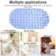 thumbnail image 3 of Baño Alfombrilla antideslizante PVC Espesar Guijarro Ducha antideslizante Almohadilla para pies de baño con ventosa Methold LF0218-02B, 3 of 7