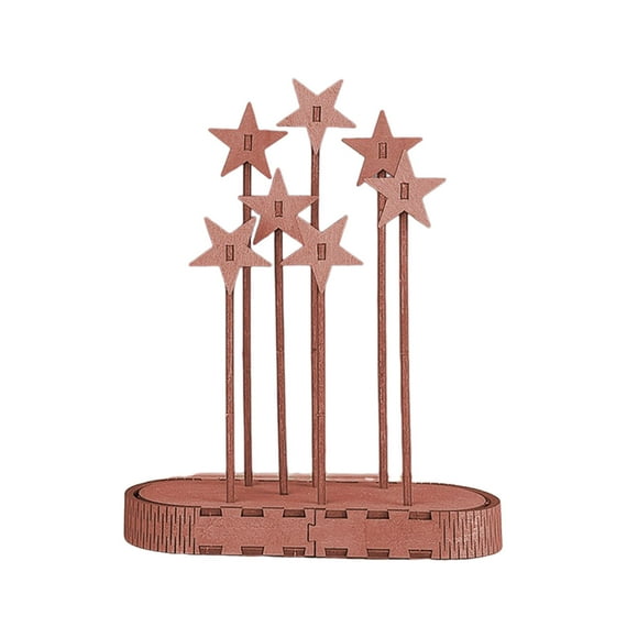 Centro de mesa neutro Decoración de mesa neutra Estrella de madera para mesa Decoración boho para vacaciones Decoración rústica Estantería Fiesta