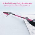 thumbnail image 2 of Snow Brush HEEYA 132 cm con raspador de hielo para camiones y todoterrenos, color rosa, 2 of 6
