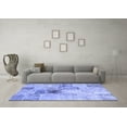 thumbnail image 3 of Ahgly Company Indoor Rectangle Patchwork Blue Transitional Area Rugs, 5' x 8', 3 of 4
