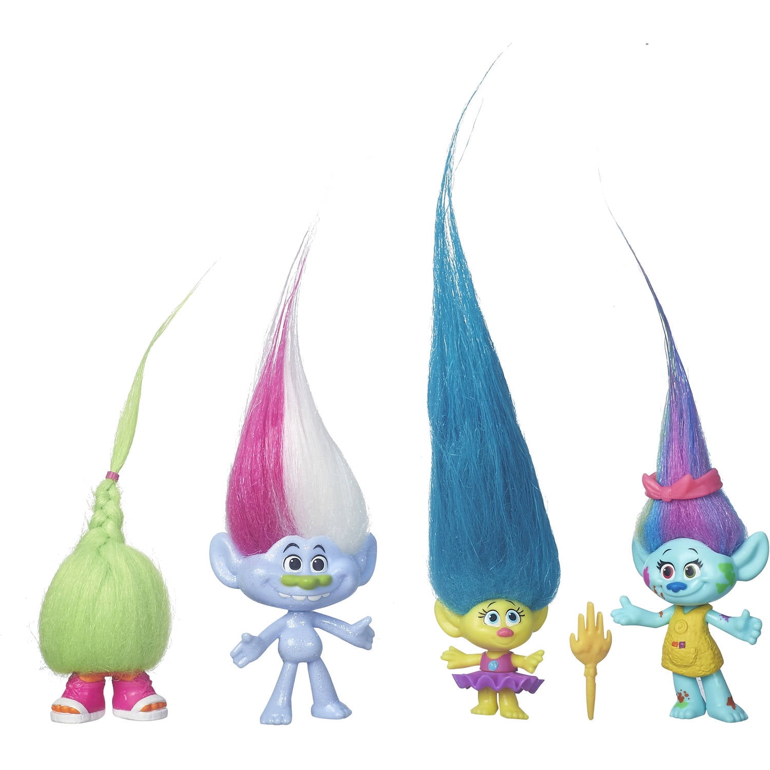 troll toy with crazy hair