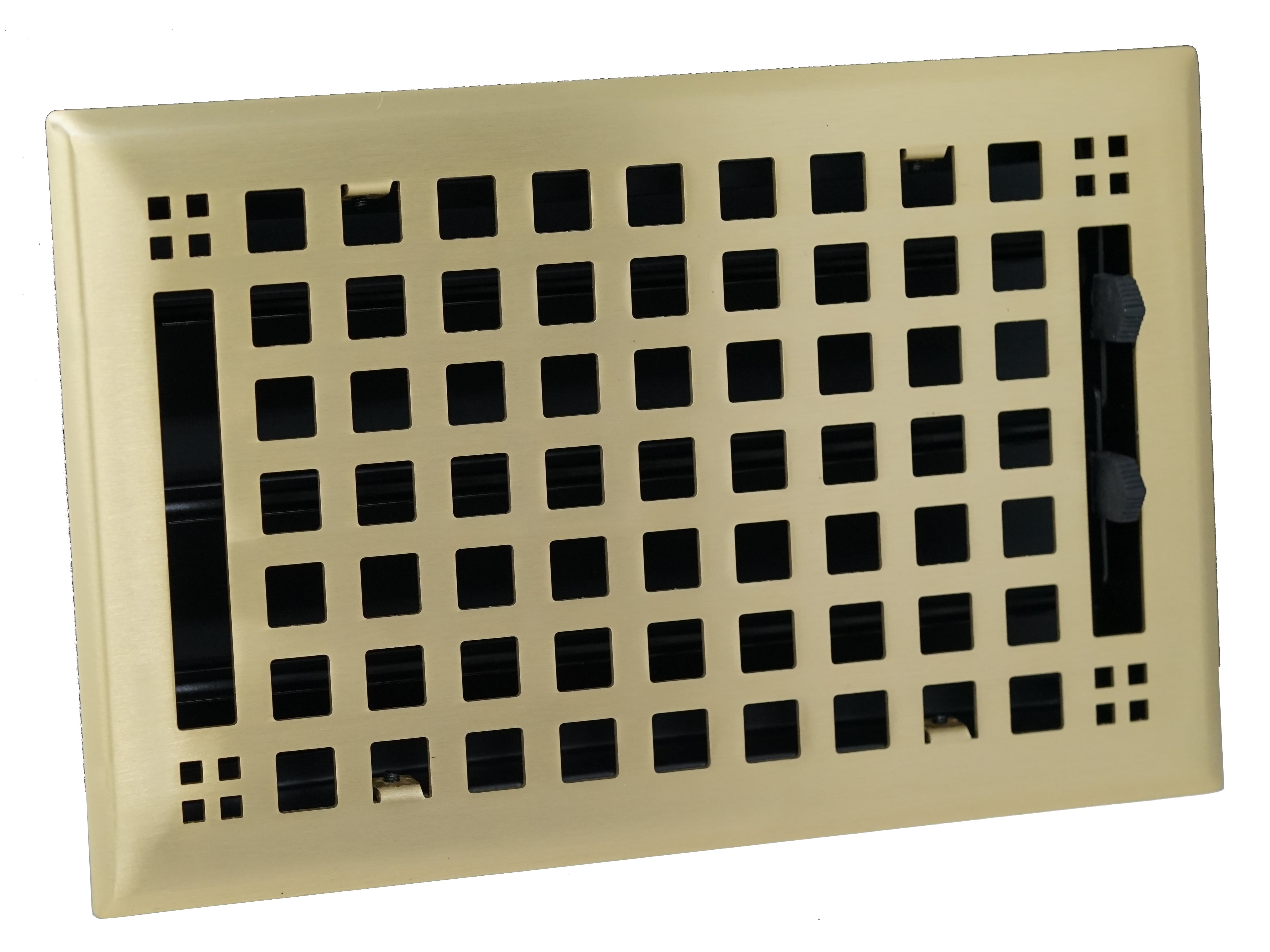 Madelyn Carter Artisan Brushed Brass Floor and Wall Wall and Floor Vent