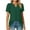 Green, variant on Patlollav Women Tees Under $10, Tops for Women Short Sleeve Solid Comfortable Breathable V-Neck Blouses Shirt