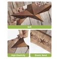 thumbnail image 4 of Vintage Texas Star Wooden Bar Stool Covers Set of 6, Farmhouse Berry Country Stretch Washable Bar Chair Covers with Backs, Removable Pub Counter Height Chair Cover for Kitchen Dining Room Cafe, 4 of 7