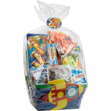 Rocket Easter Basket with Toys and Assorted Candies