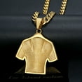 thumbnail image 5 of NEGS 18K Gold Plated Soccer Jersey Number 7 Pendant 7mm Chain Football Star Player Stainless Steel Necklace for Men, 5 of 7