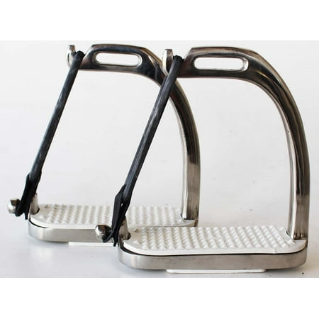 - Horse Saddle Adult Children English Safety Peacock Iron Stirrups 4 3/4