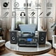 thumbnail image 2 of Tocadiscos de vinilo LoopTone 10 en 1, 3 velocidades, Bluetooth, negro, 2 of 7