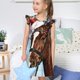 thumbnail image 4 of Balery Christmas Horse Camisón de princesa para niñas, pijama de algodón con mangas abullonadas, suave y bonito.-X-Large, 4 of 6