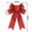 C, variant on YTTAL Large Red Christmas Bow, 13x9 Inch Snowflake Pattern Wreath Bow, Decorative Holiday Bow for Wreaths, Christmas Tree, Front Door, Garland, Home & Party Decor
