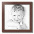 thumbnail image 2 of ArtToFrames 16" x 16" Honors Mahogany with Gold Picture Frame, 16x16 inch Brown Wood Poster Frame (WOM-5156), 5 Pack, 2 of 7