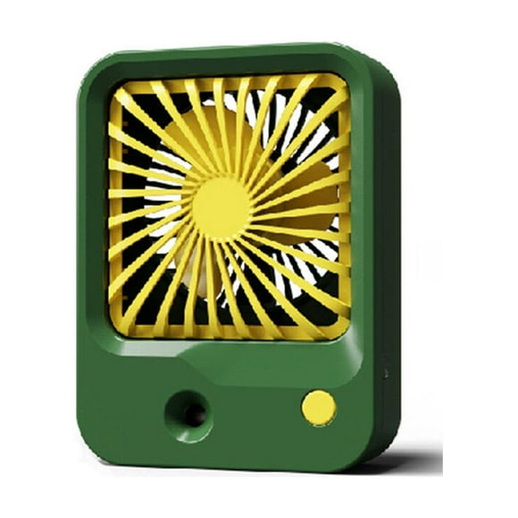 Inteprter Ventilador de nebulización Ventiladores de aire portátiles Humidificador de enfriamiento Escuela Humidificadores Verde