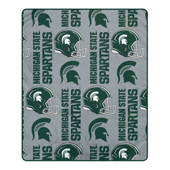 Pegasus Michigan State Spartans 50" x 60" Homefield Stacked Logos Ultra Soft Blanket
