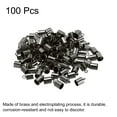 thumbnail image 3 of 100Pcs Cord End Caps 5.5mm End Cap Barrel Beads Kumihimo End Caps Brass for Jewelry Making 6mm Length Dark Gray, 3 of 5
