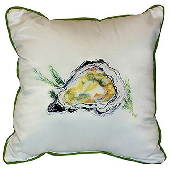 Betsy Drake ZP121 Oyster Throw Pillow- 22 x 22 in.