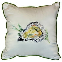 Betsy Drake ZP121 Oyster Throw Pillow- 22 x 22 in.