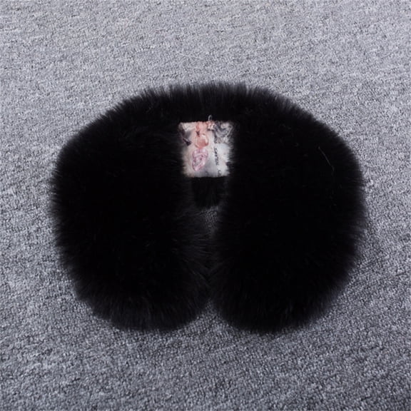 Luo Fashion Women’s Faux Fur Collar Scarf Plush Warm Neck Wrap Autumn Winter Comfort