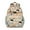 Beige-76, variant on Artistic Butterfly and Floral Students Backpack Elegant Fantasy Butterfly Print with Romantic Garden Aesthetic